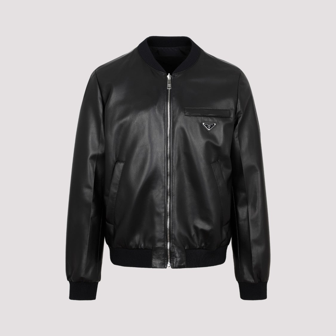 Prada Reversible Leather Bomber Jacket