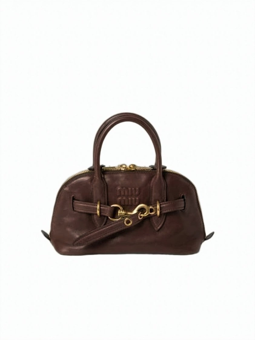Miu Miu Elongated Lambskin Crossbody Bag