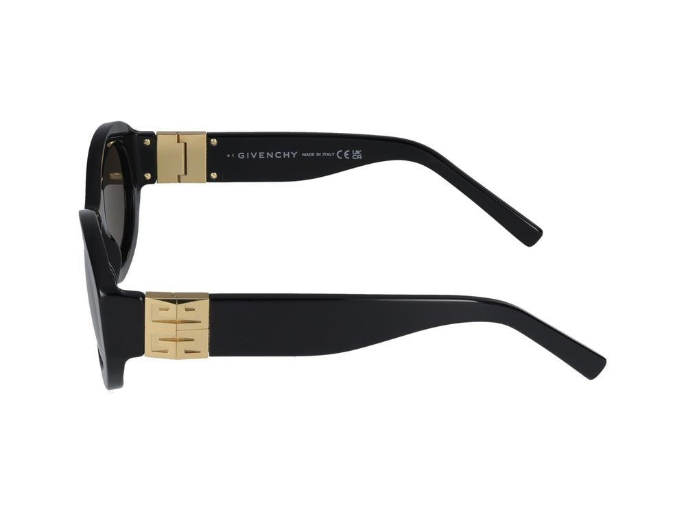 Givenchy Black Bold Oversized Round Sunglasses