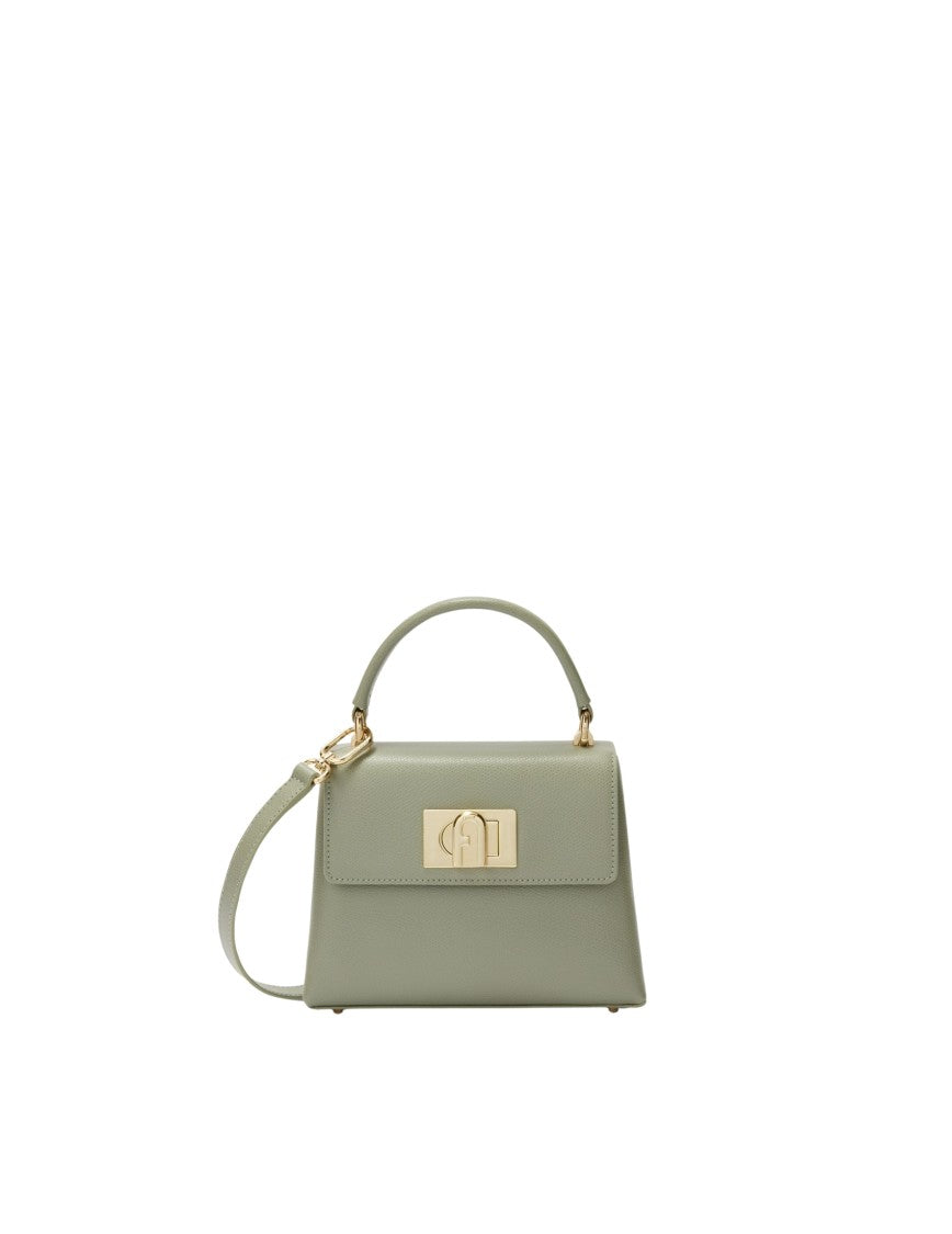 Furla 1927 Mini Top Handle In Agave Color Leather