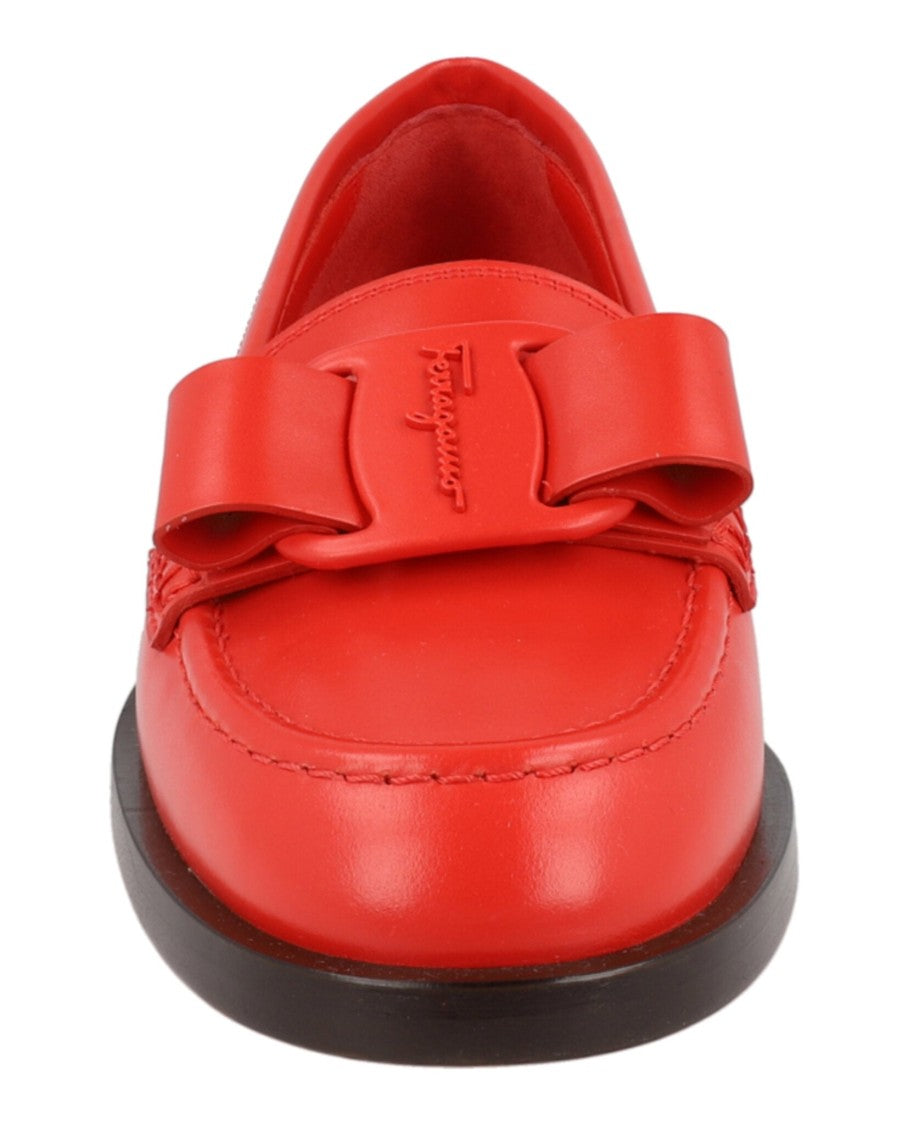 Ferragamo Vivaldo Vara Bow Loafers