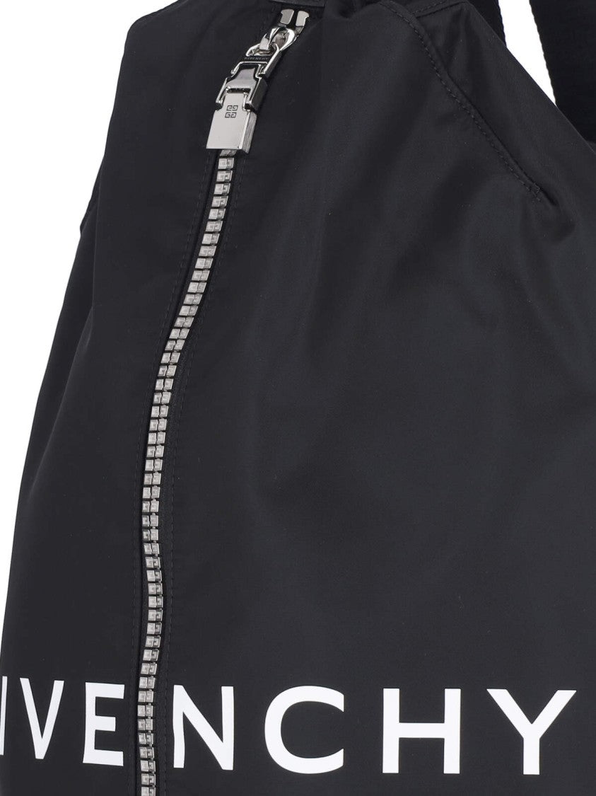Givenchy "G-Zip" Logo Backpack Black