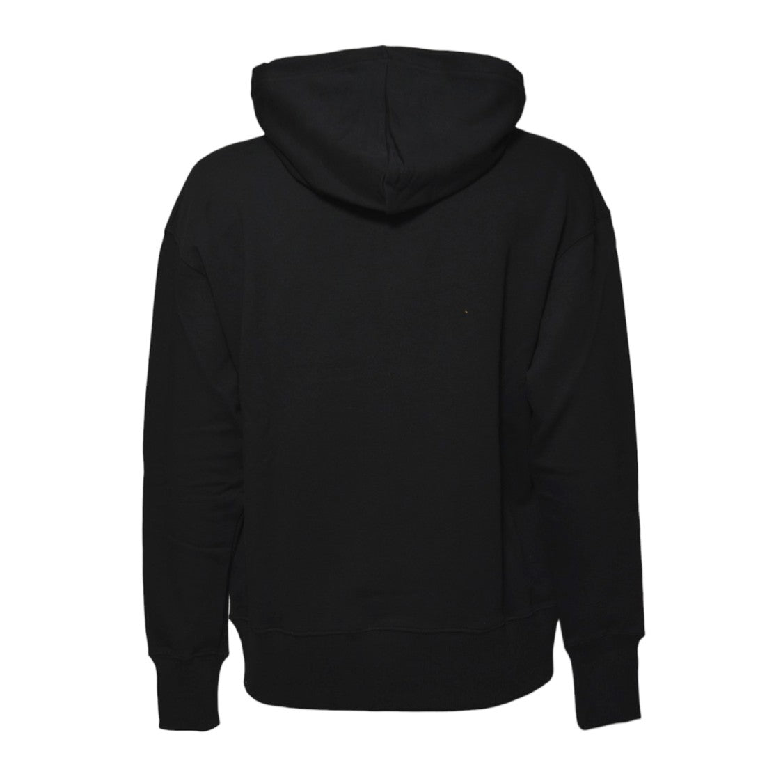 Msgm Black Cotton Hoodie