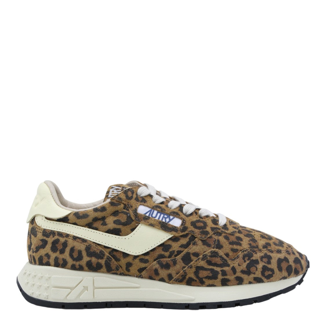 Autry Classic White Low-Top Sneakers With Lace-Up Front