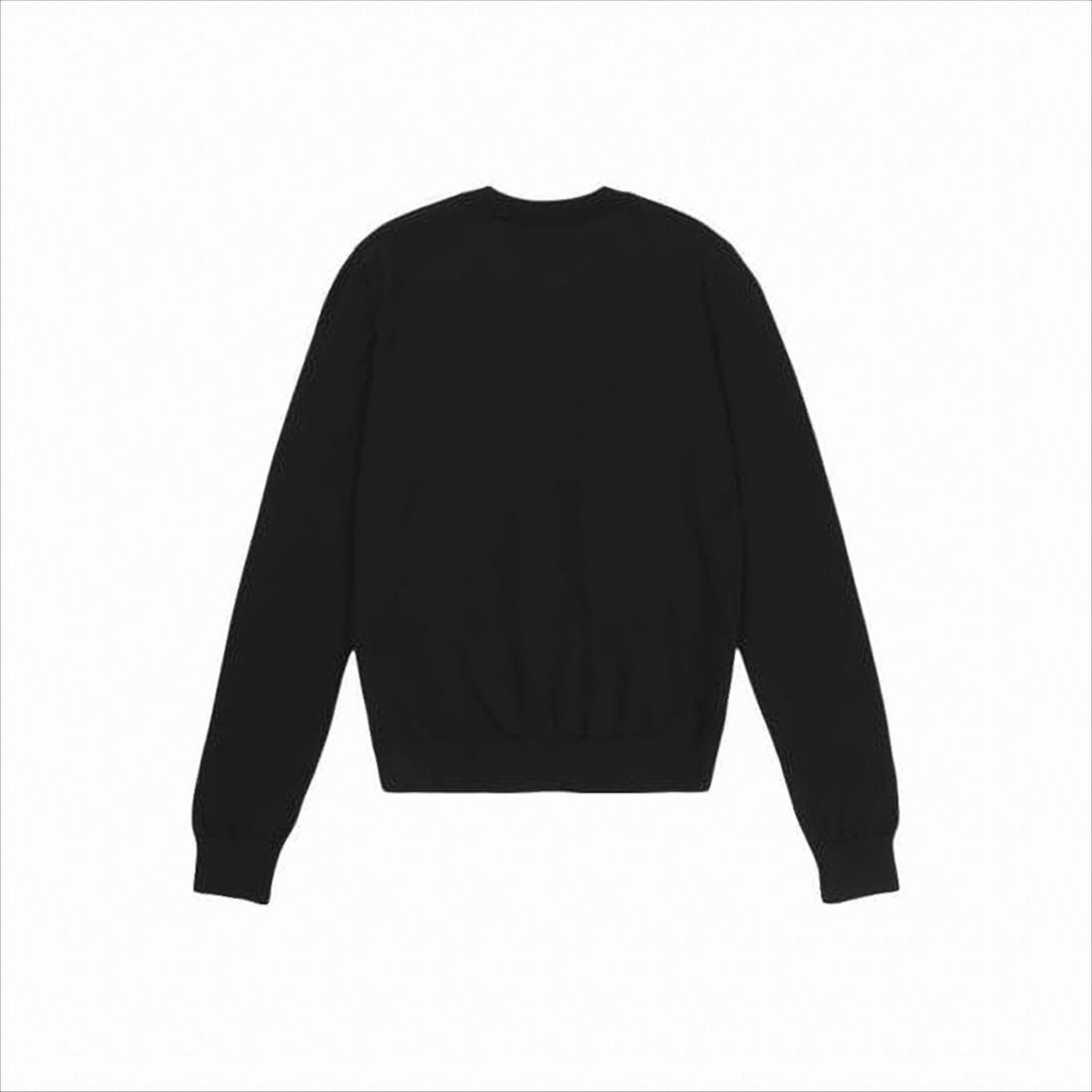 A.P.C. Long-Sleeve Black Sweater With Subtle Branding
