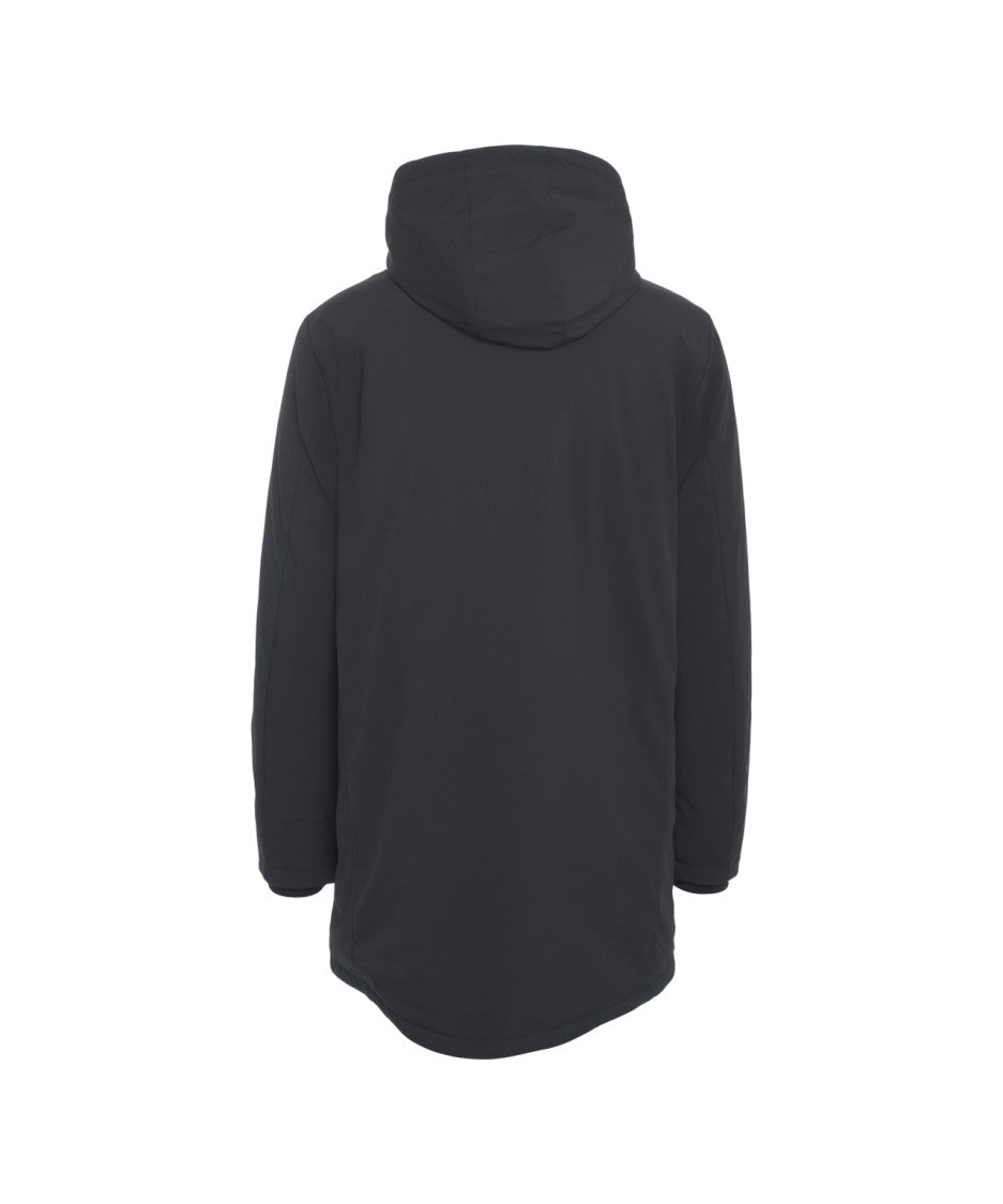 People Of Shibuya Insulated Hooded Casual Jacket With Double-Slider Zipper