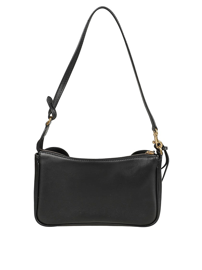 Balenciaga Rectangular Smooth Leather Bag With Twist-Lock Closure