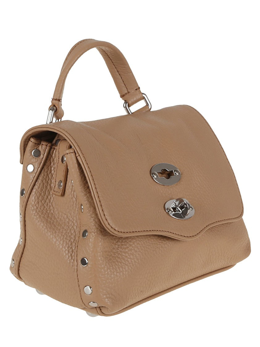 Zanellato Calf Leather Postman Bag With Versatile Straps