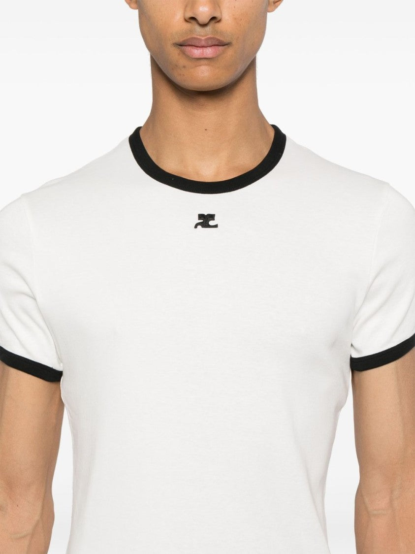 Courrèges Fitted Short-Sleeve T-Shirt