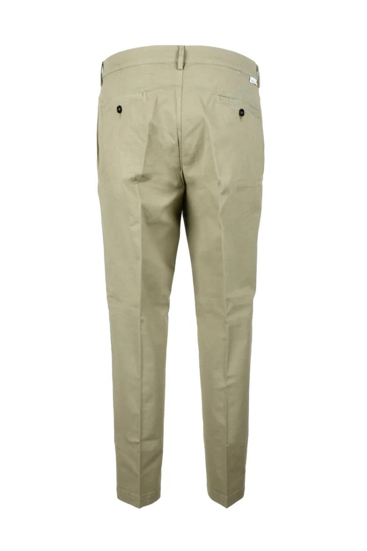 True Nyc Sage Green Stretch Cotton Pants