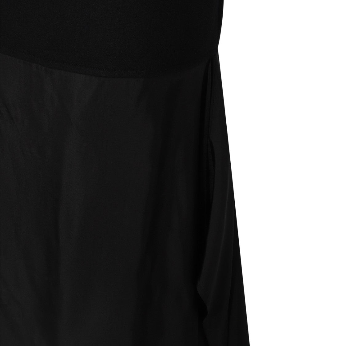 Jil Sander Midi-Length Black Wool Skirt With Lateral Rouching