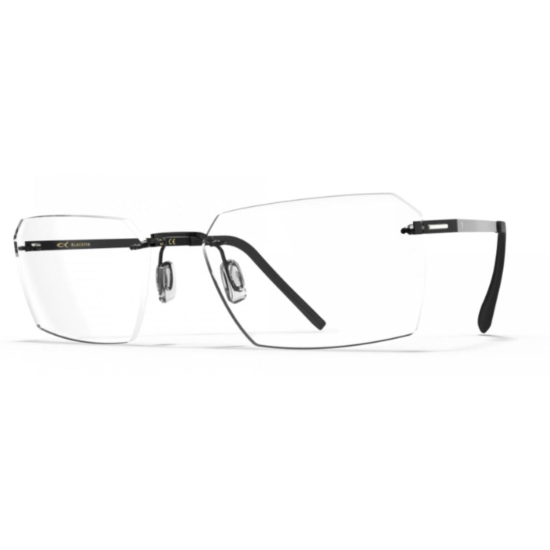 Blackfin Bf1071 Aero Loop B2-P1 Rimless Rectangular Sunglasses With Adjustable Nose Pads