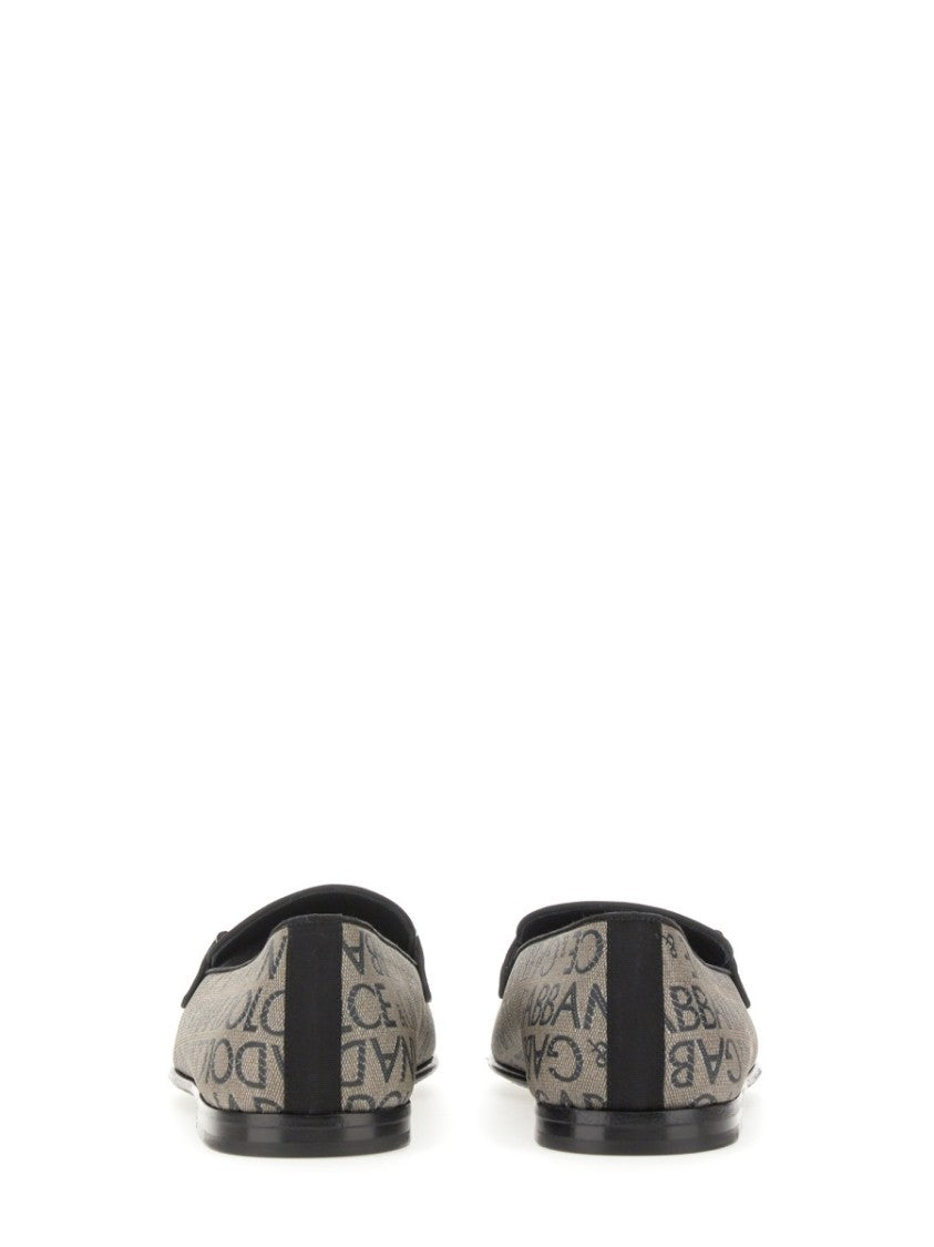 Dolce & Gabbana Jacquard Slipper