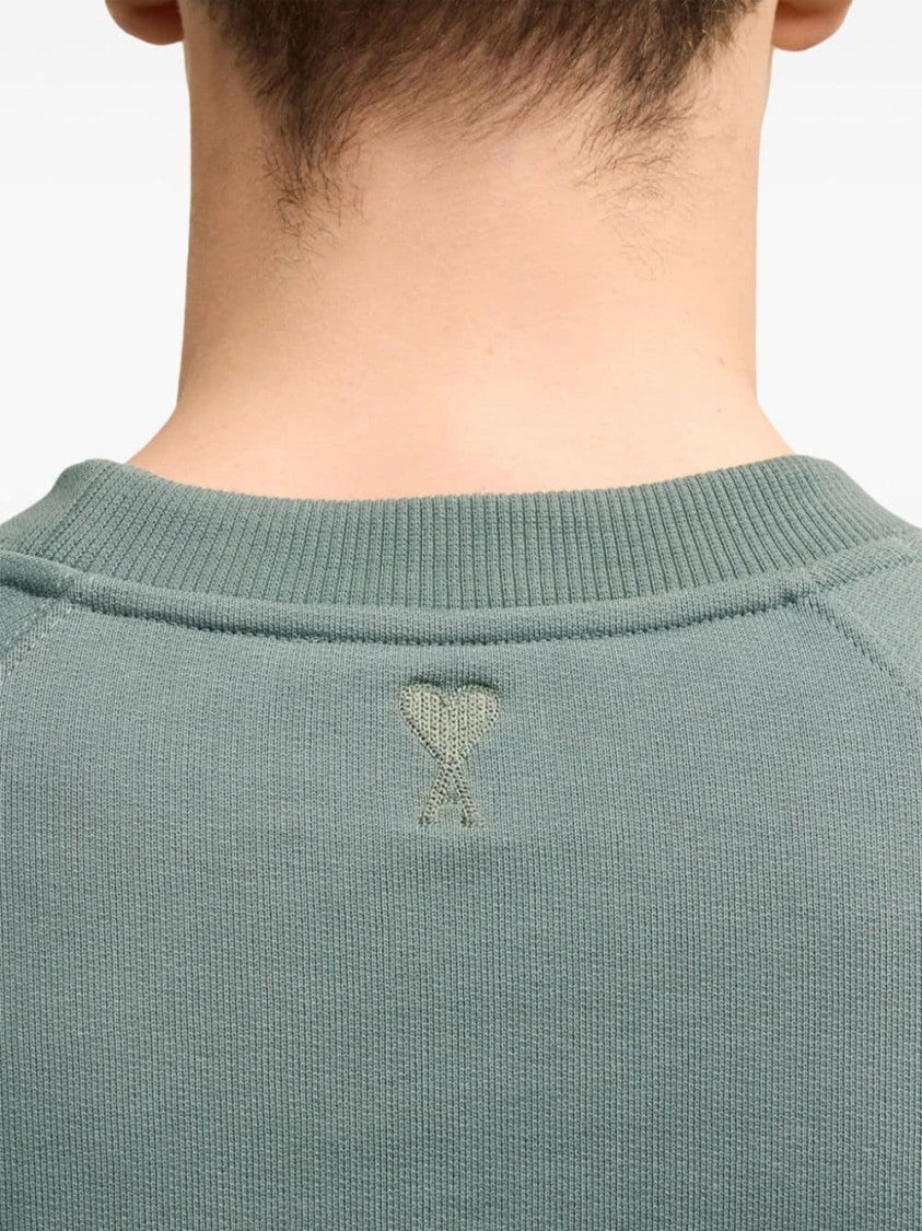 Ami Relaxed-Fit Crewneck Sweatshirt With Raglan Sleeves