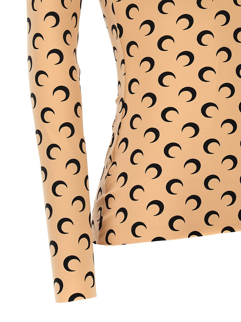 Marine Serre Moon Printed Jersey' Top