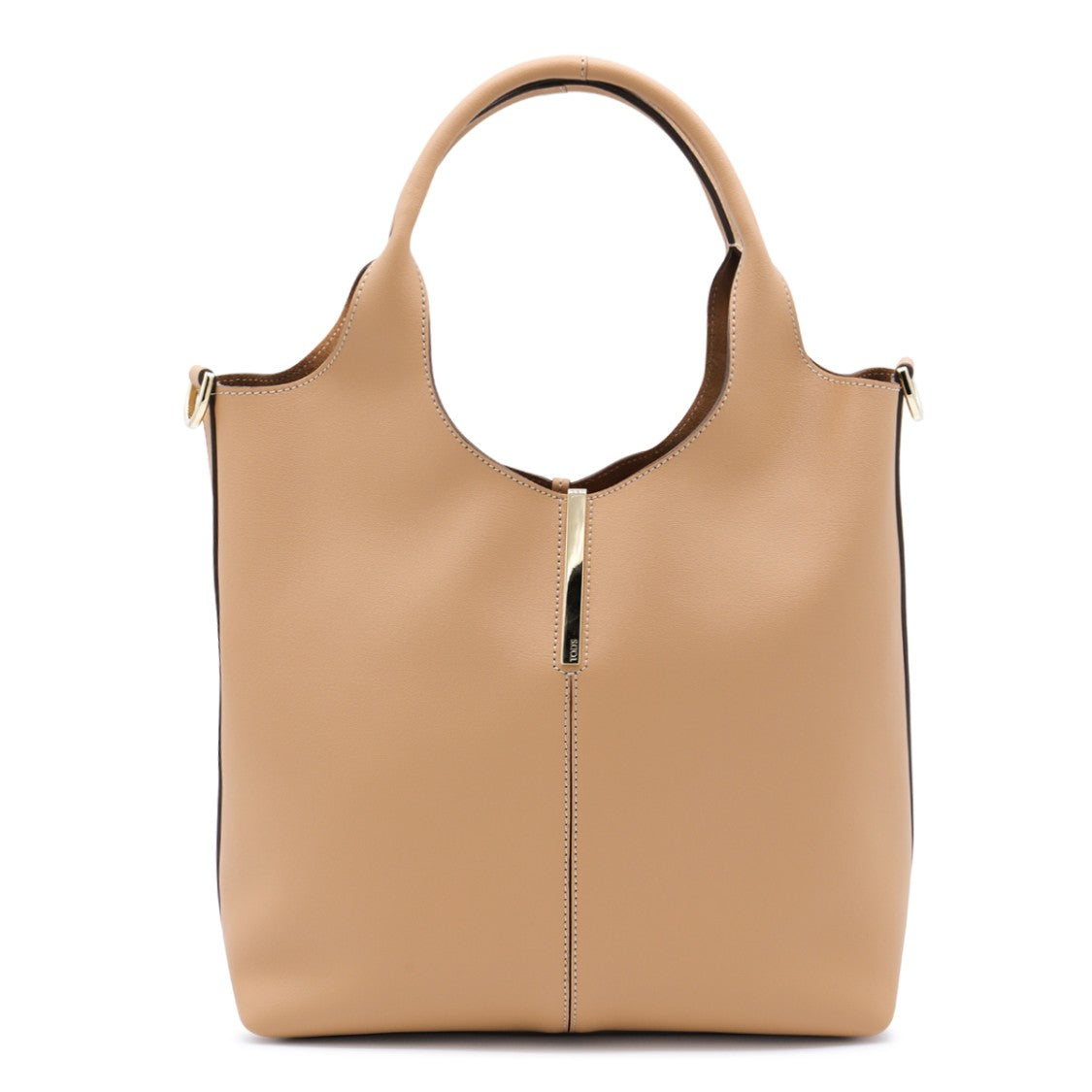 Tod's Beige Leather Top Handle Bag