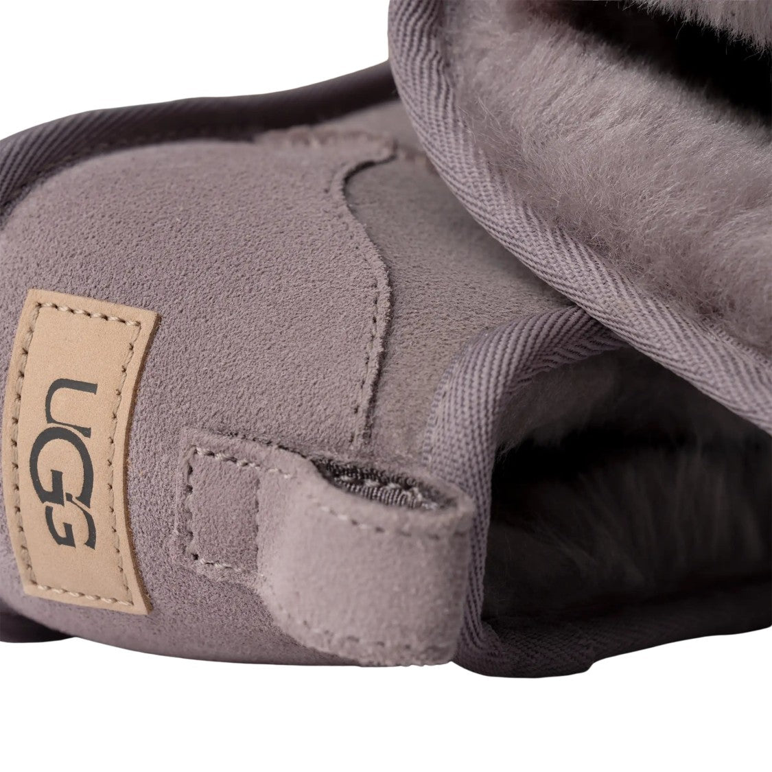 Ugg Ankle-Height Boots With Suede And Twinface Composition