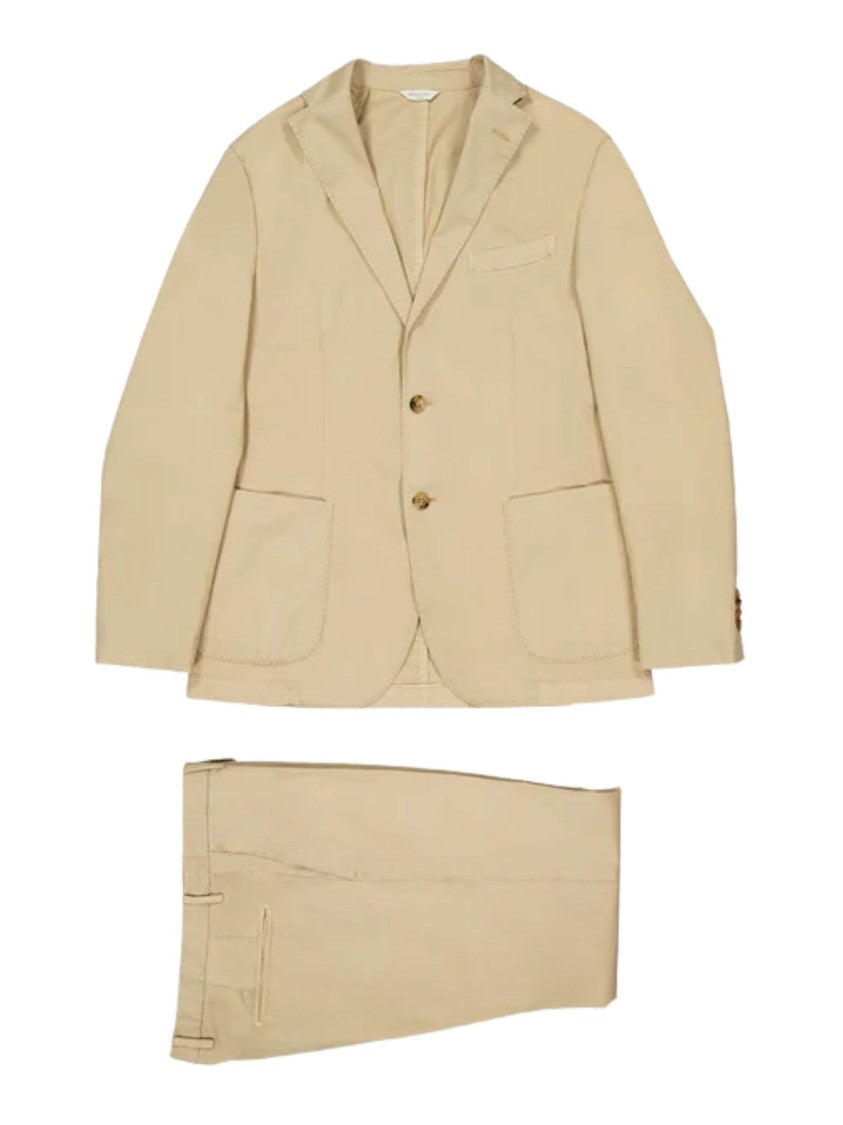 Boglioli Tailored Light Beige Two-Button Suit