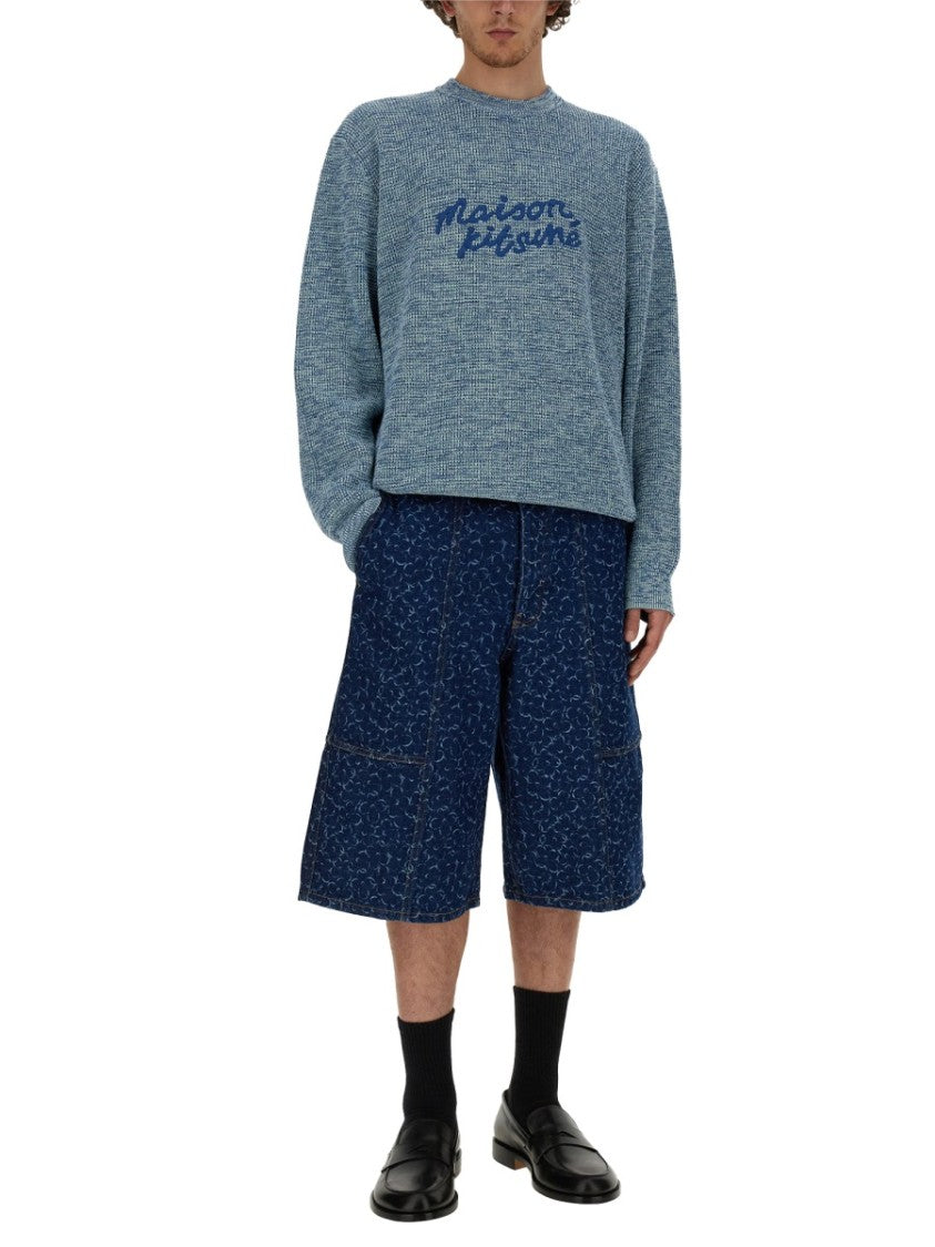 Maison Kitsuné Textured Knit Jersey