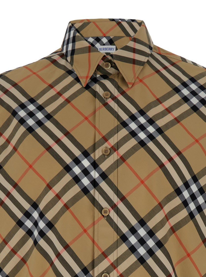 Burberry Beige Cotton Shirt
