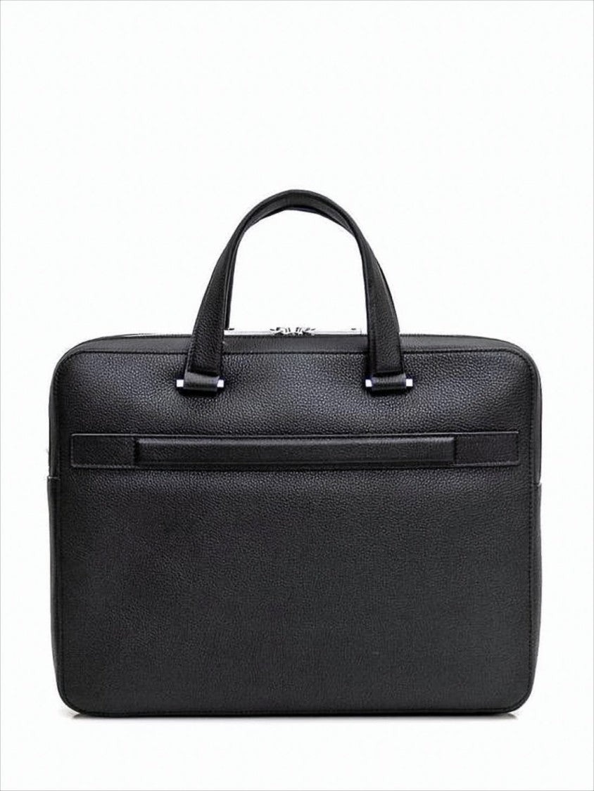 Salvatore Ferragamo Textured Calf Leather Tote Bag