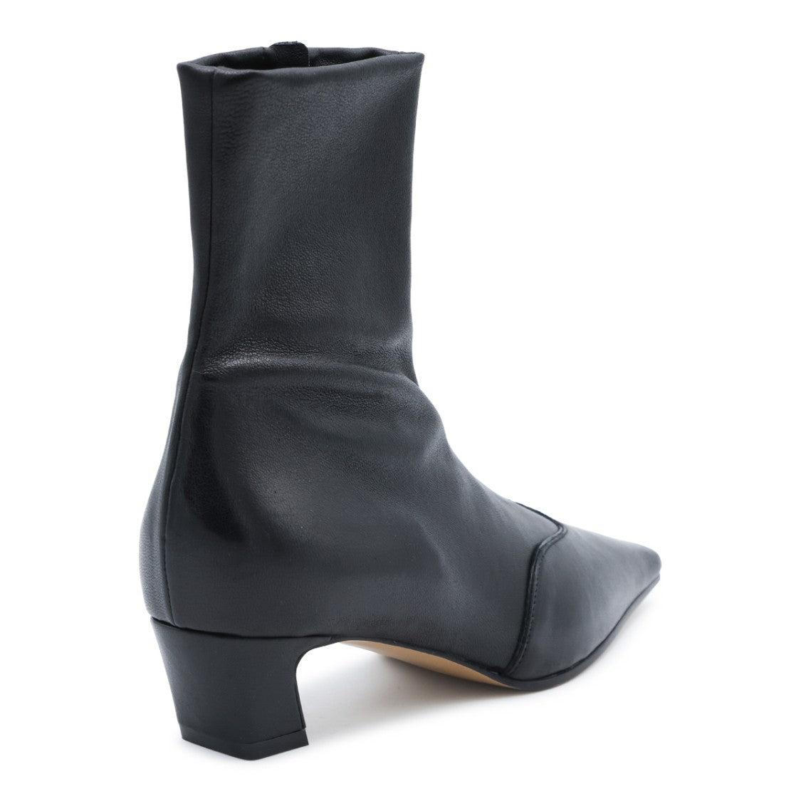 Khaite Nevada Ankle Boots With Mid Covered Kitten Heel