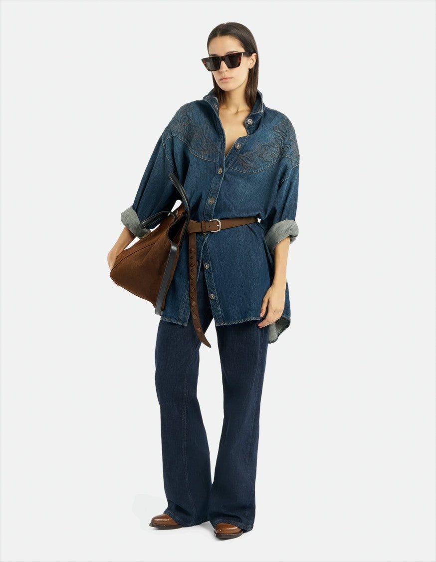 Dondup Minimalist Tailored Contemporary Midi Dress