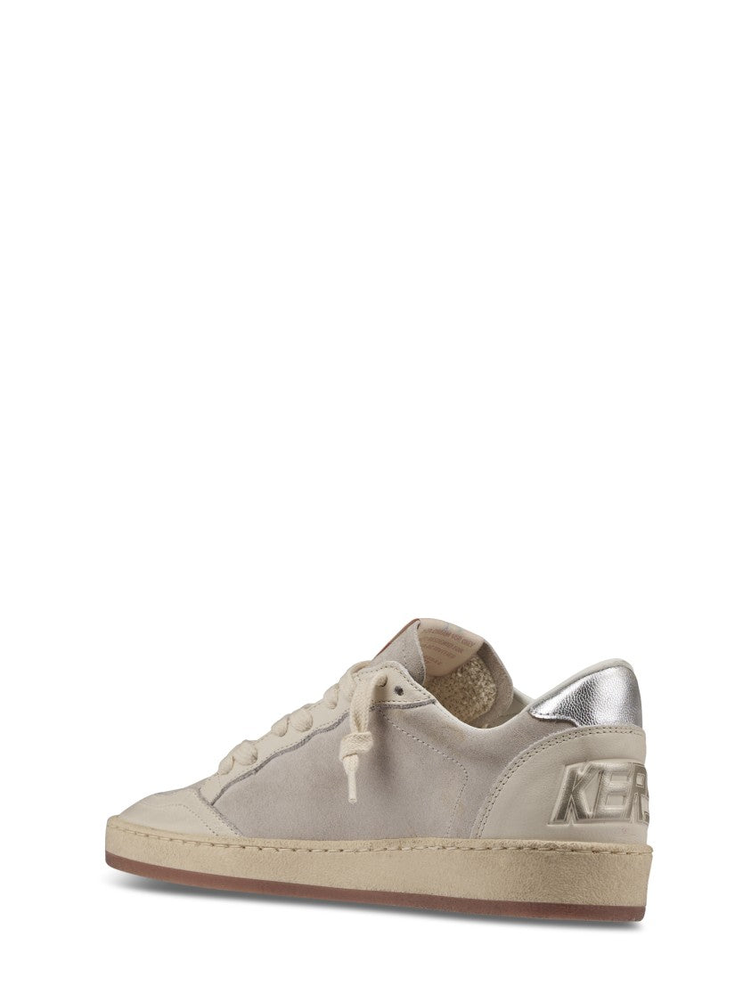 Golden Goose Low-Top Sneakers With Mixed Textures