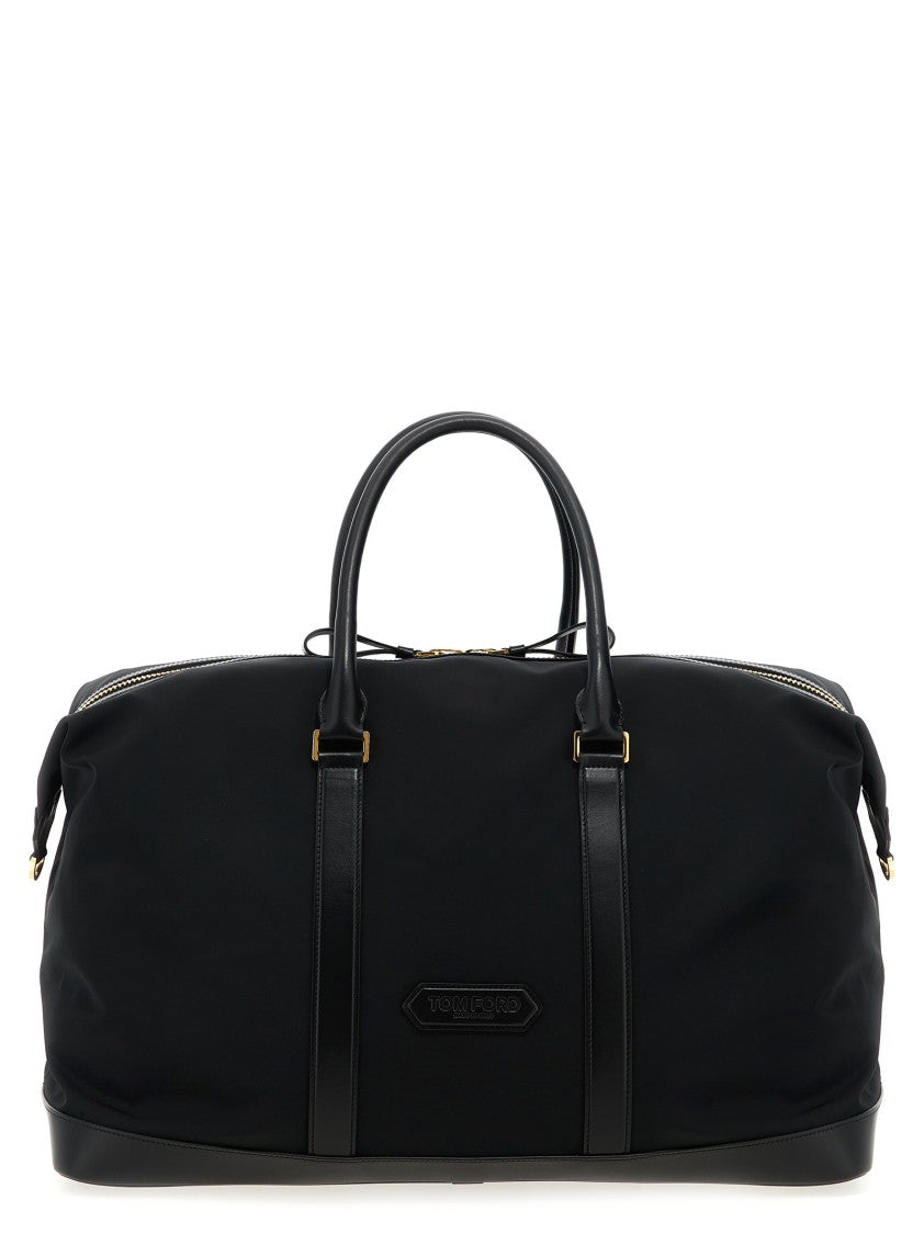 Tom Ford Leather Details Travel Bag