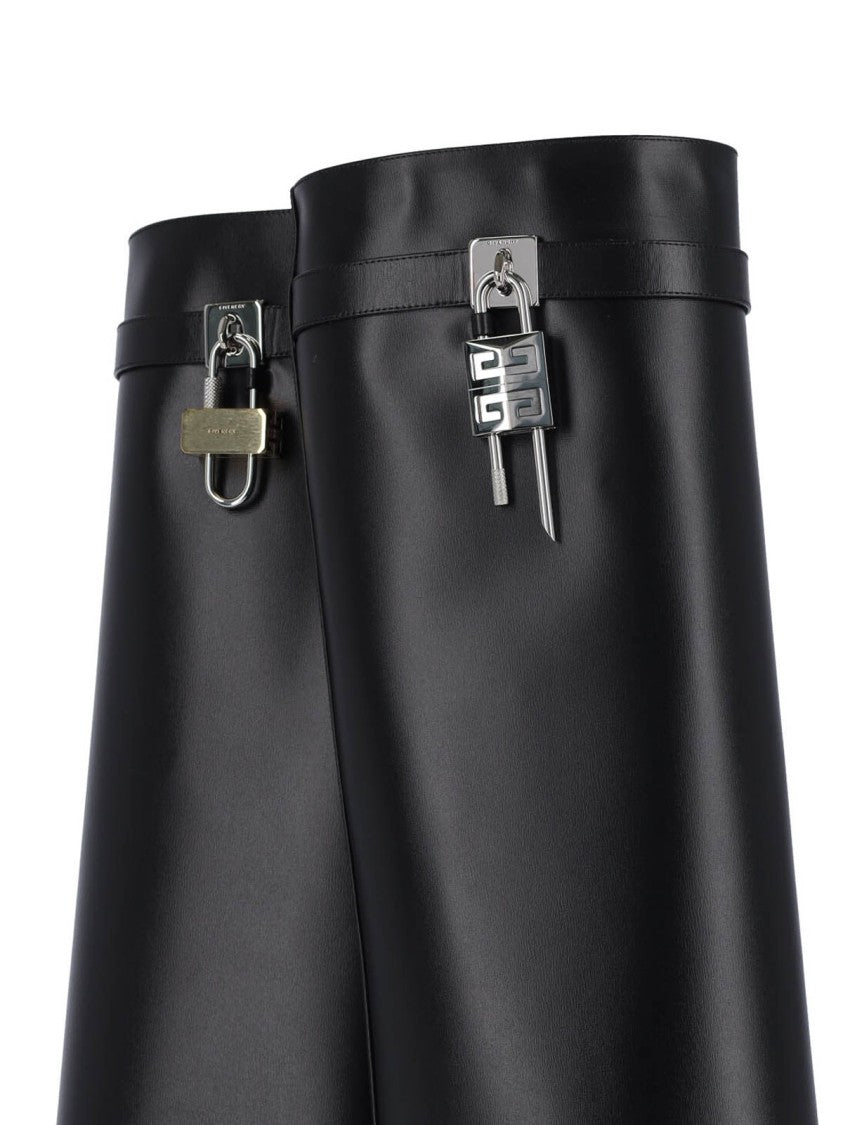 Givenchy Pointed Toe Black Leather Boots