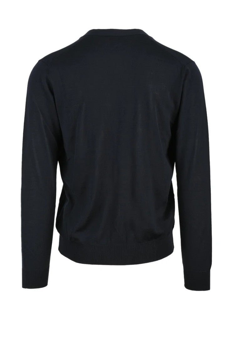 Filippo De Laurentiis Merino Wool Men's Button Cardigan