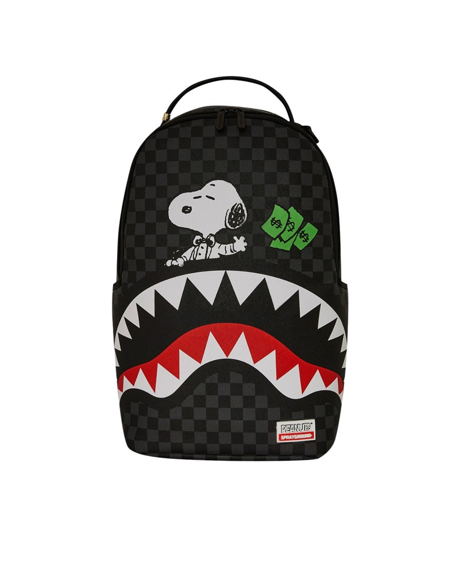 Sprayground Zaino Snoopy Top Shark Money Dlxsv