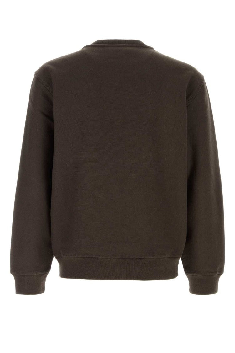 Burberry Brown Cotton Blend Sweatshirt