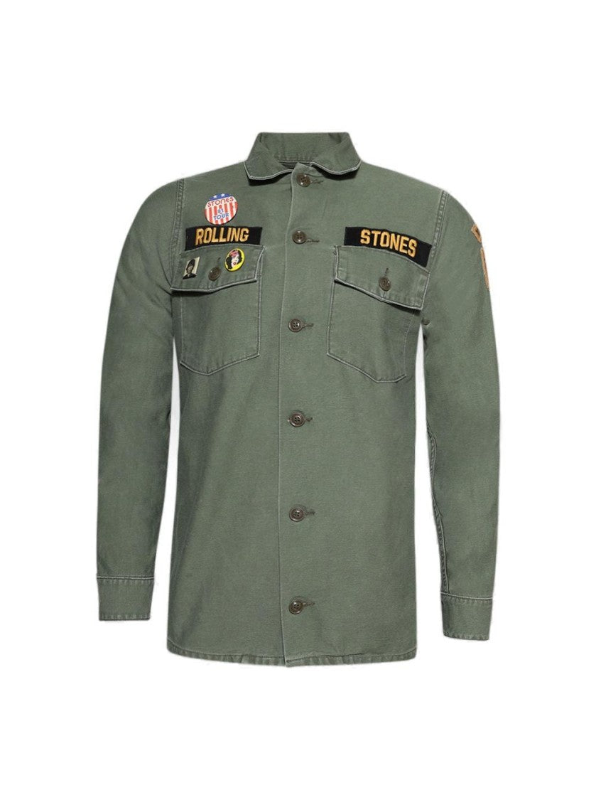 Madeworn Rolling Stone Jacket Faded Army
