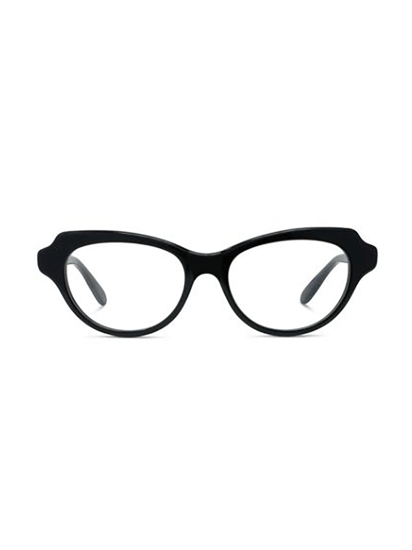 Loewe Black Lw50107i Oval-Shaped Glossy Eyeglasses