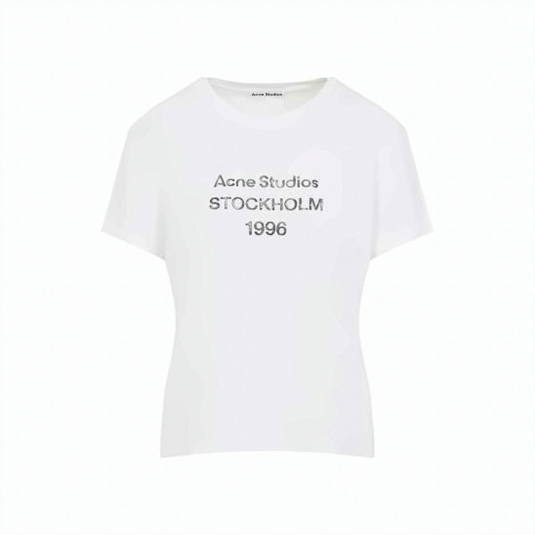 Acne Studios Classic Crew Neck Short-Sleeved Cotton-Hemp T-Shirt