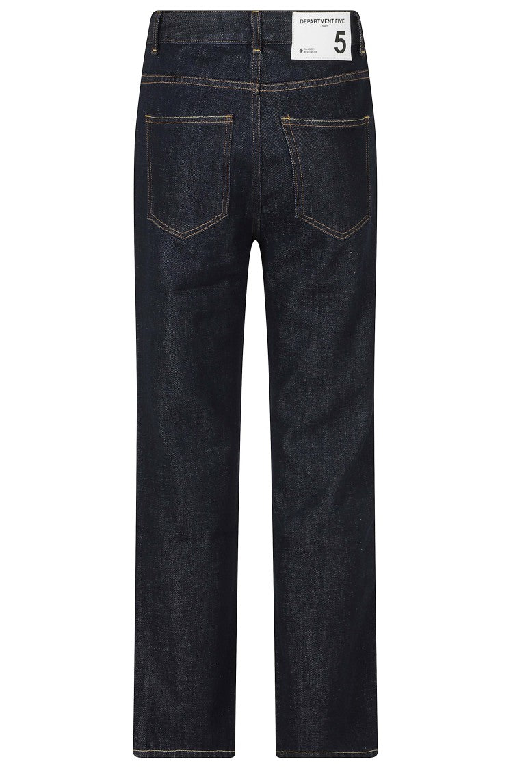 Department 5 Blue Adid Regular Straight-Leg Viscose-Blend Denim Jeans