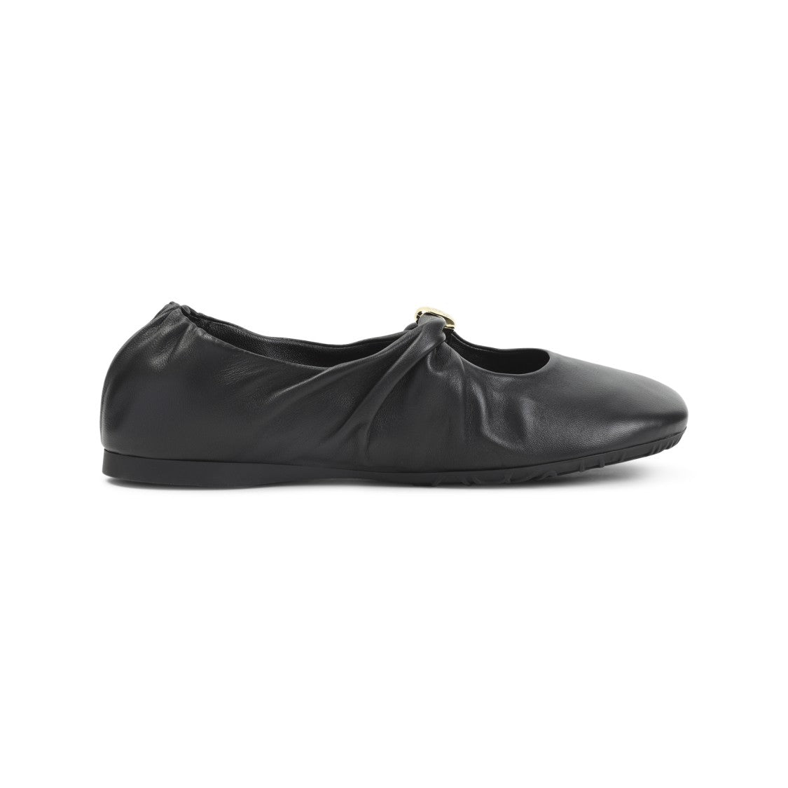 Loewe Pebble Soft Black Lambskin Ballerinas