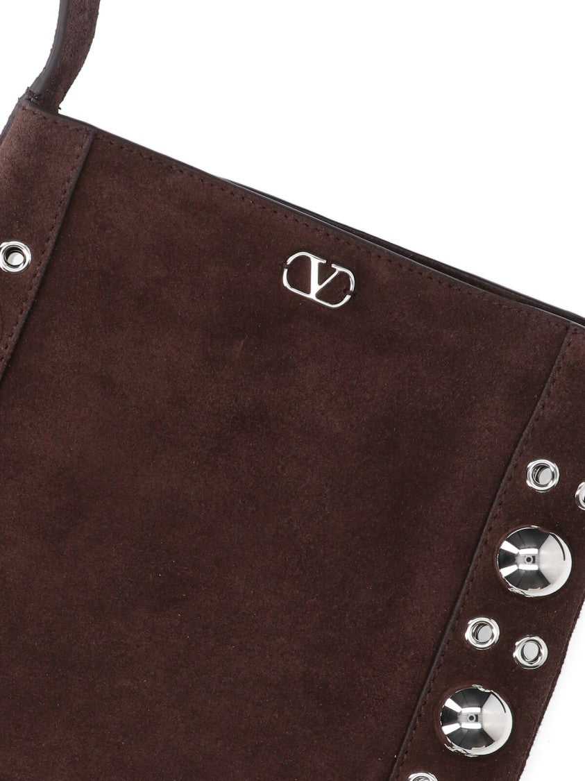 Valentino Garavani Structured Brown Handbag