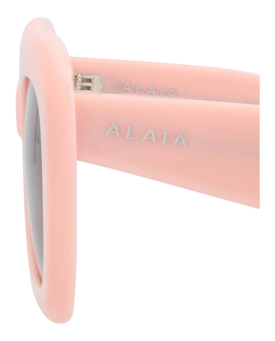 Alaïa Square-Frame Sunglasses In Glossy Recycled Acetate