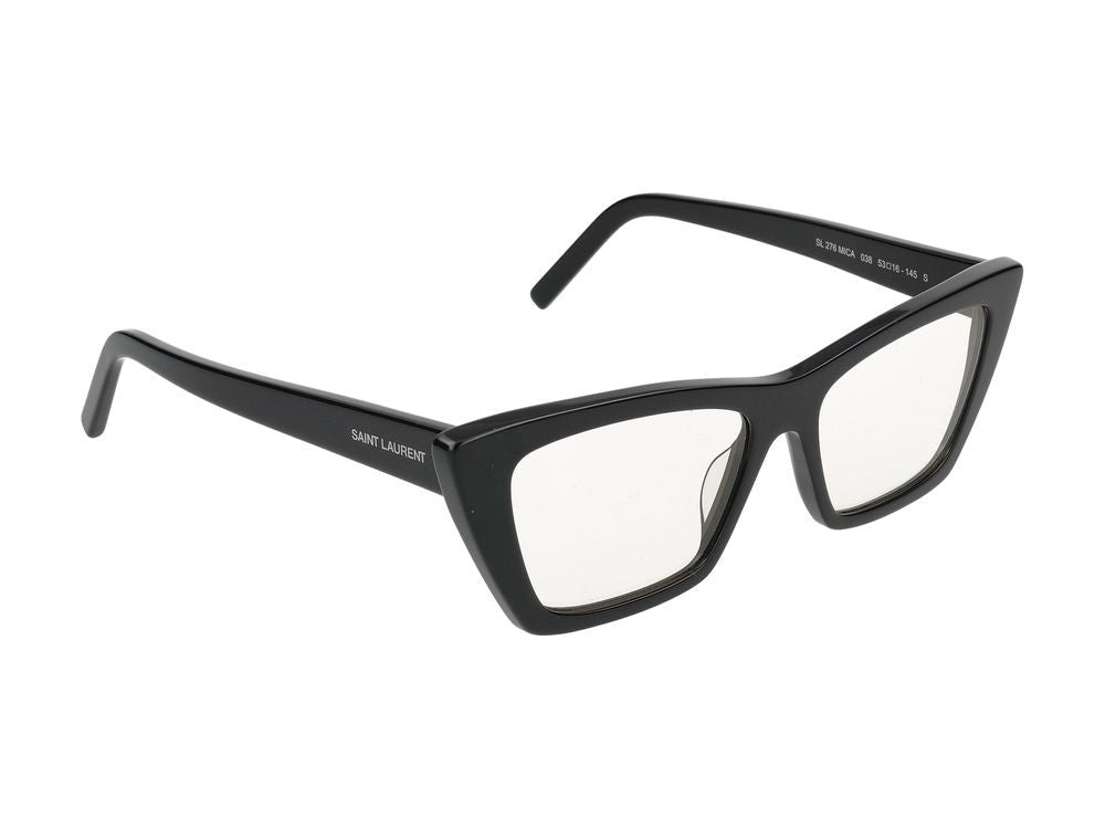 Saint Laurent Sunglasses Saint Laurent Sl 276 Mica 038 Black Black Yellow 53/16/145