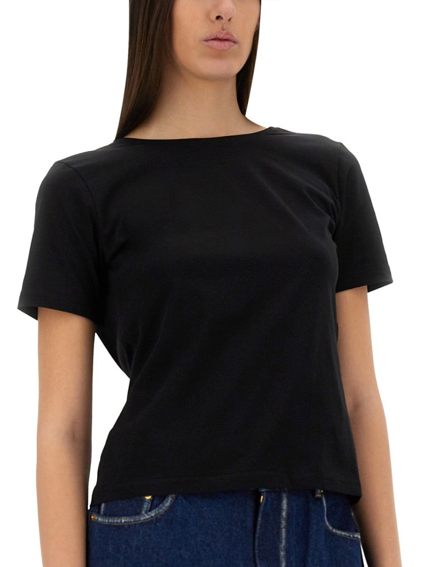 Nina Ricci Slim-Fit T-Shirt With Draped Open Back