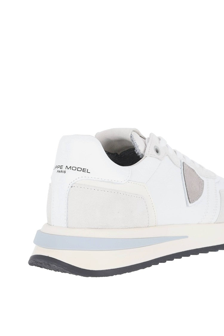 Philippe Model Tropez 2.1 Leather And Suede Running Sneakers