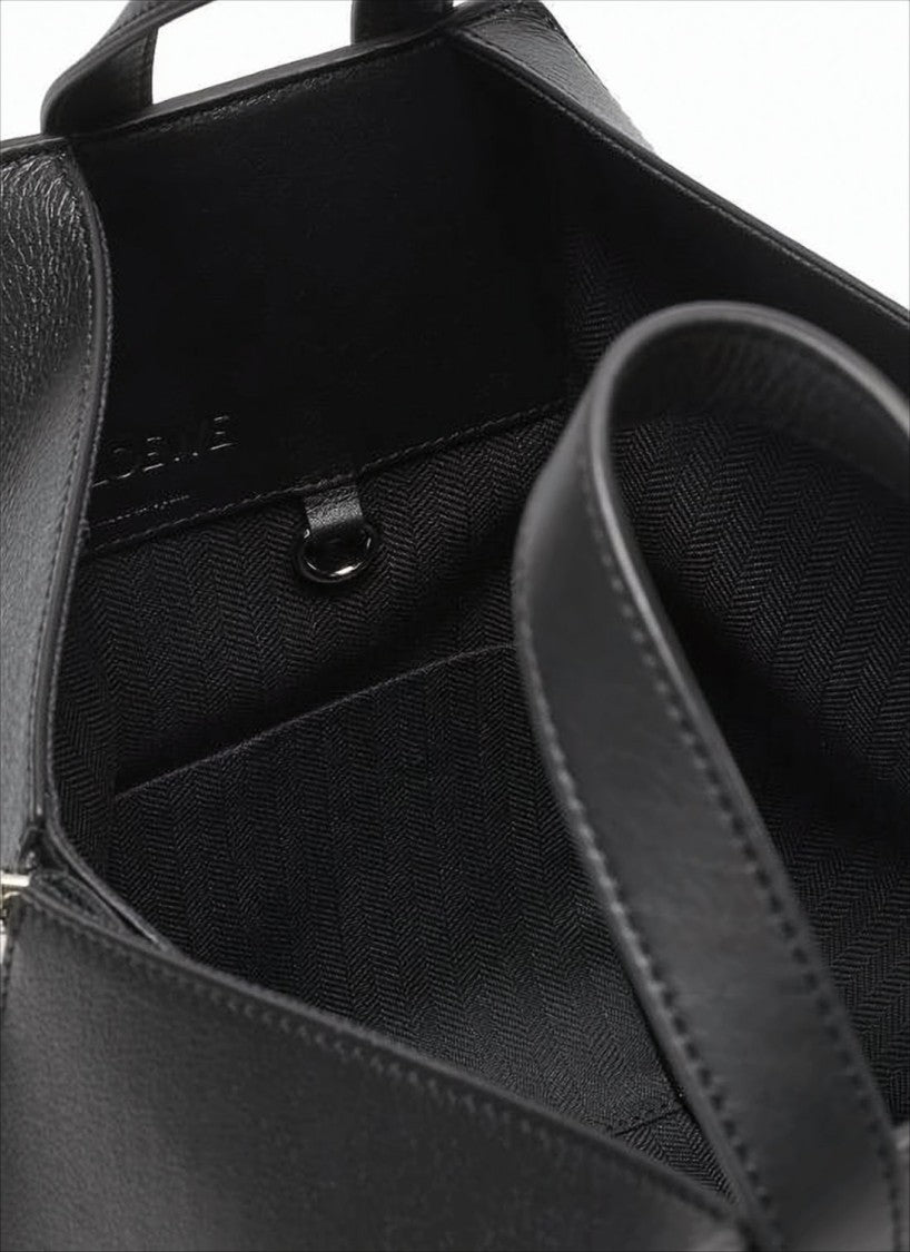 Loewe Trapezoidal Shoulder Bag In Smooth Calf Leather