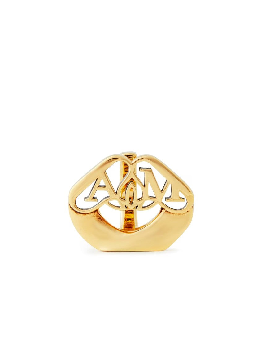 Alexander Mcqueen Seal Logo Ring