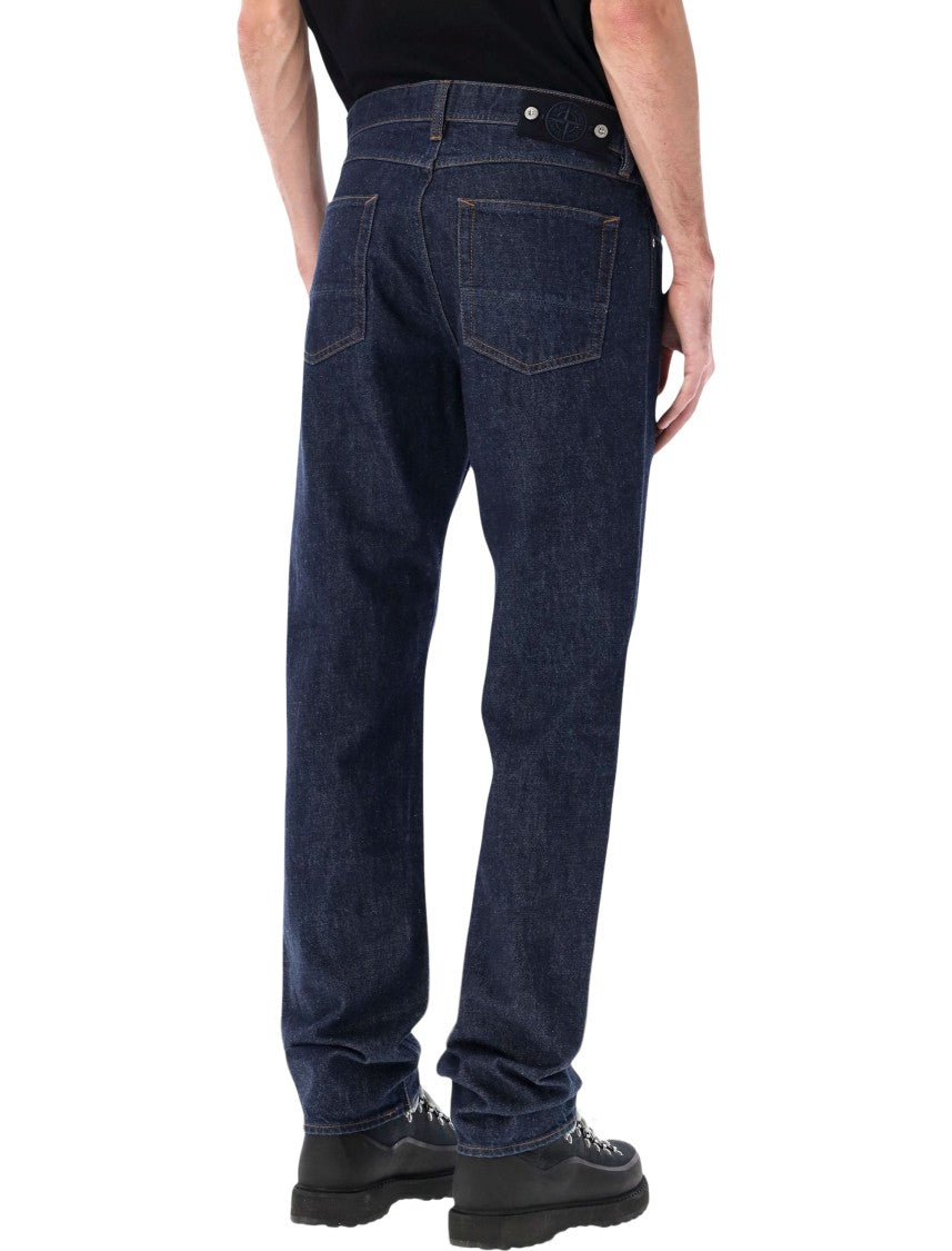 Stone Island Indigo Rinsed Denim Jeans