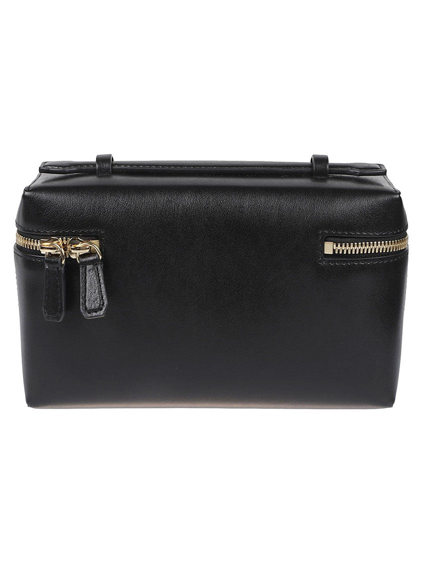 Victoria Beckham The Vanity Rectangular Calf Leather Crossbody Bag