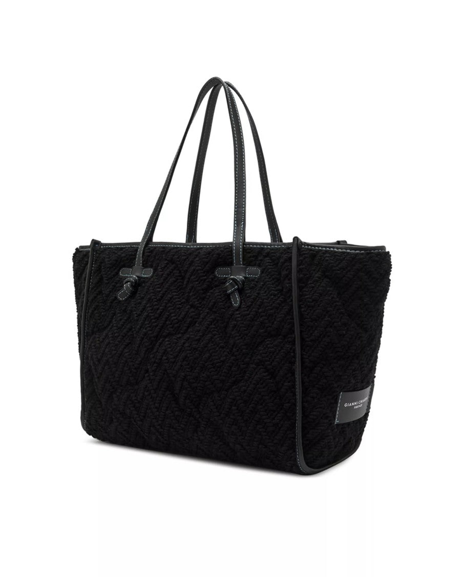Marcella Club X Gianni Chiarini Marcella Black Shoulder Bag