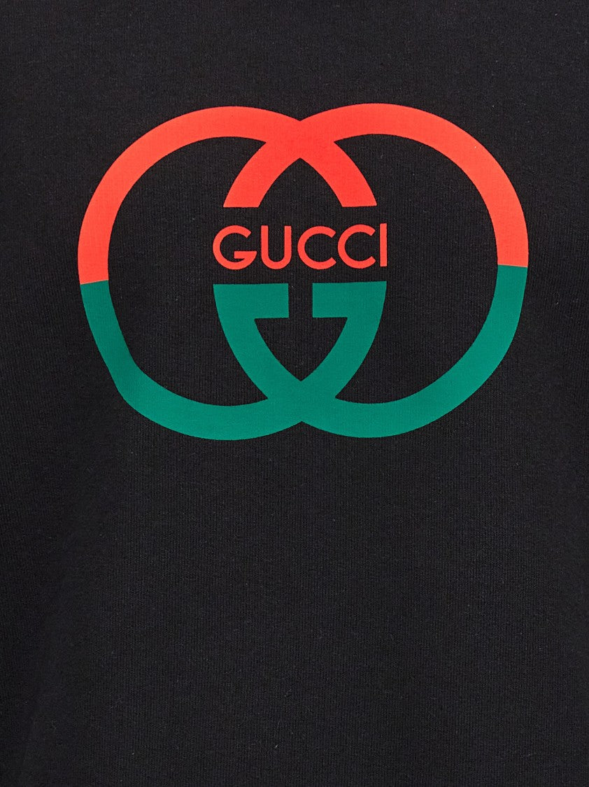 Gucci Logo Print Hoodie