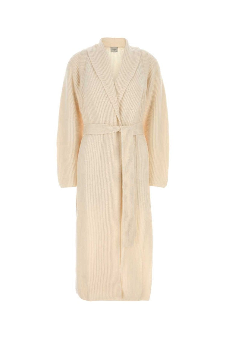 Le Kasha Ivory Cashmere Valence Cardigan